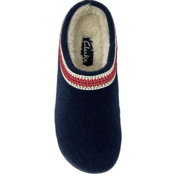 Clark’s Women’s Felt Clog Navy Style #LB0258T 8M NEW IN BOX - Picture 3 of 9